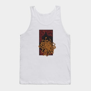 Red lantern of the blossoming golden chrysanthemum Tank Top